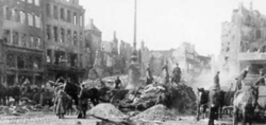 The bombing of Dresden - 